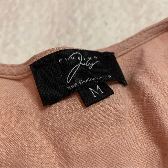 PETITE BLUSH BABYDOLL DRESS - Picture 4 of 4